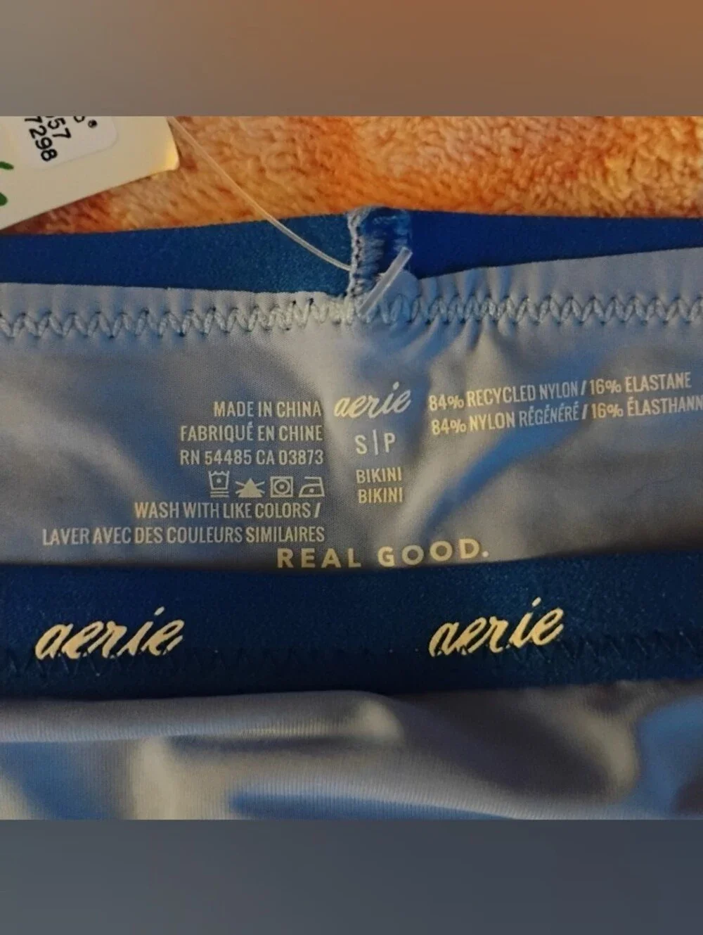 Aerie Blue Bikini Panties Size Small NEW WITH TAGS
